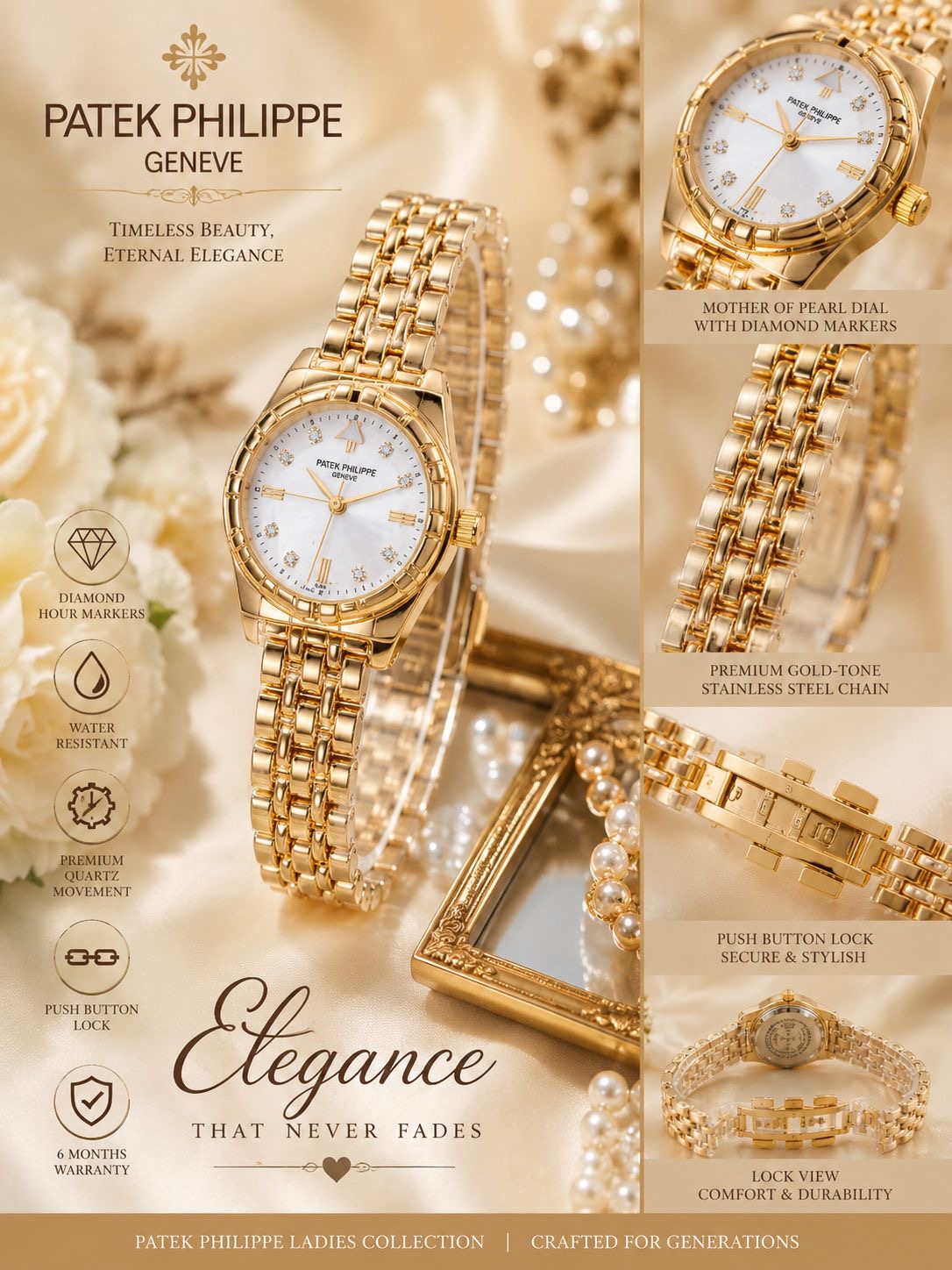 PATEK PHILIPPE Premium Ladies Watch
