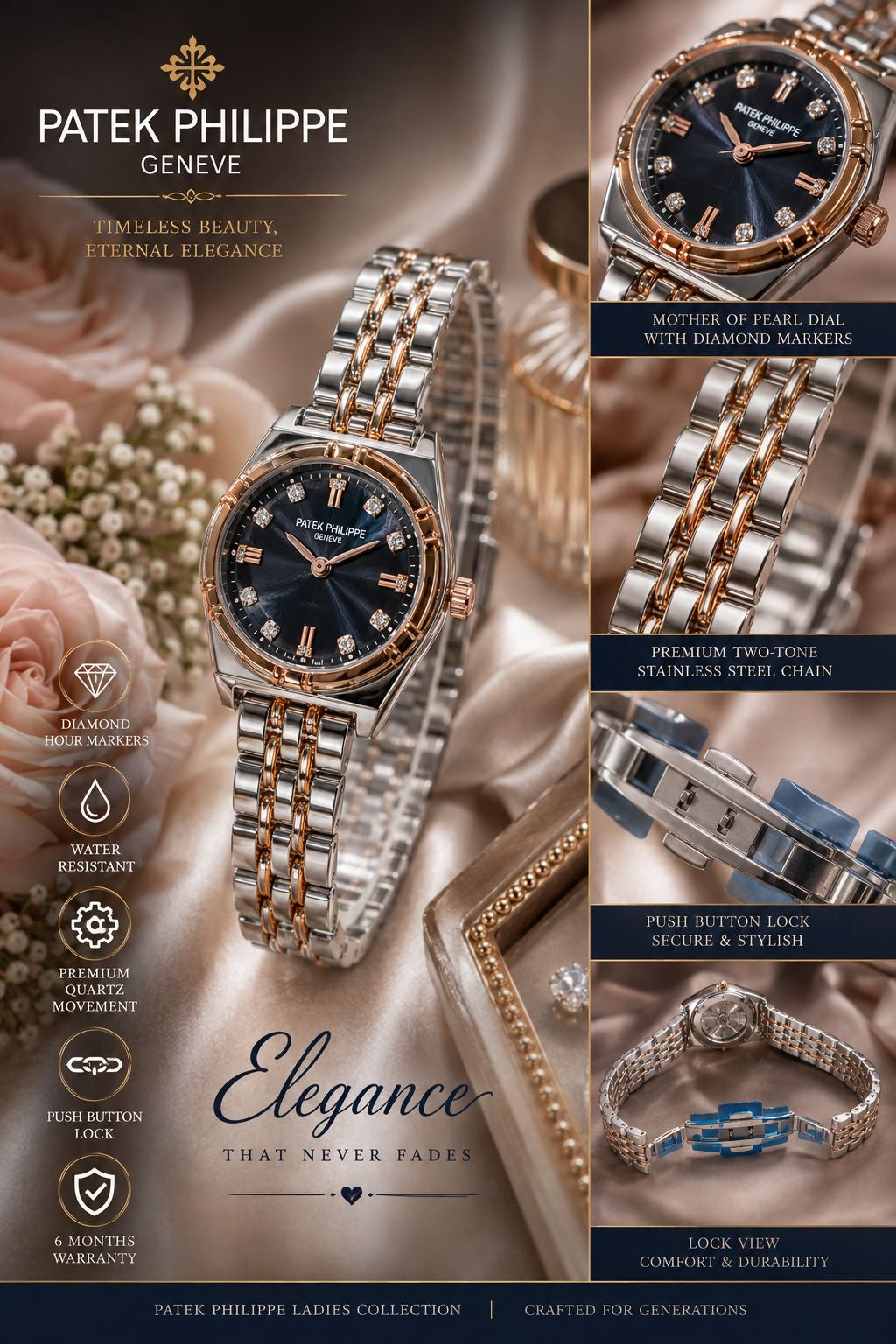PATEK PHILIPPE Premium Ladies Watch