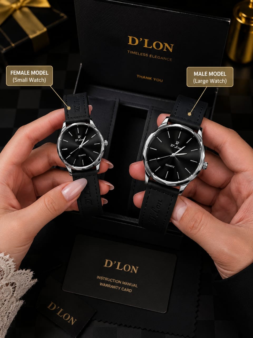 D,LON Premium Couple Watches