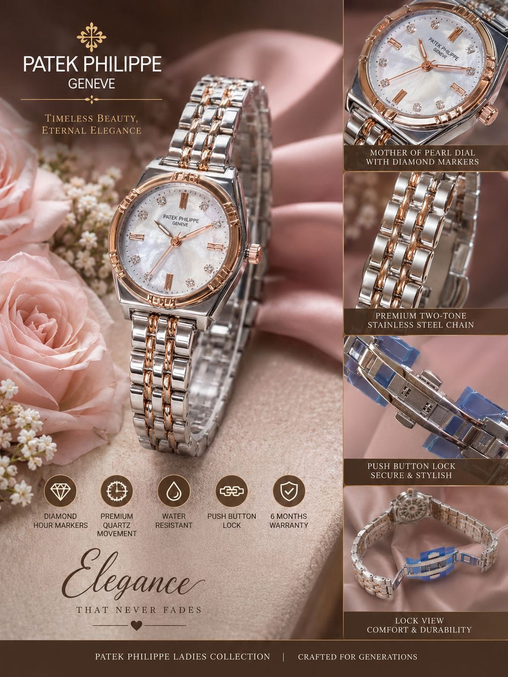 PATEK PHILIPPE Premium Ladies Watch