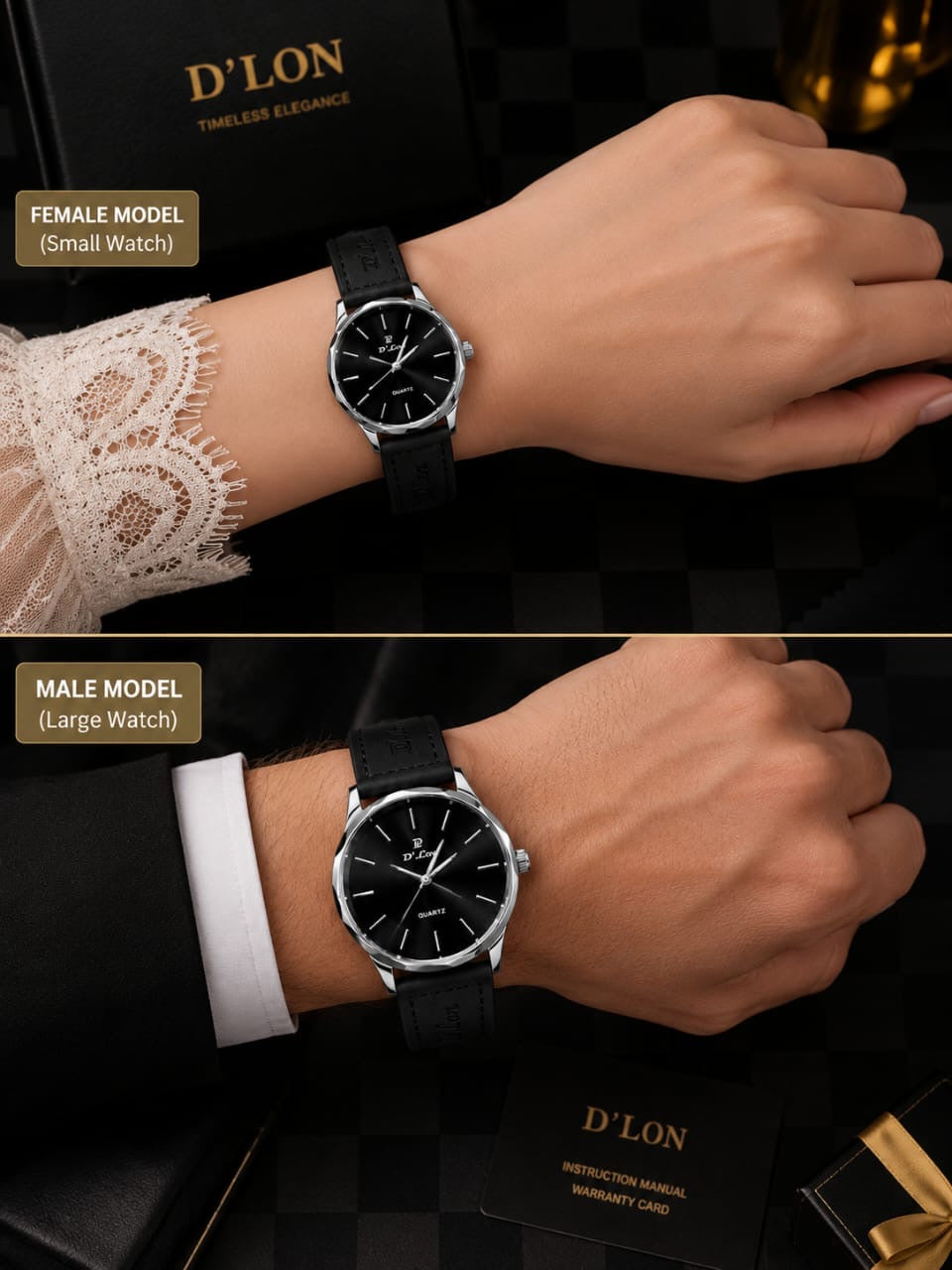 D,LON Premium Couple Watches