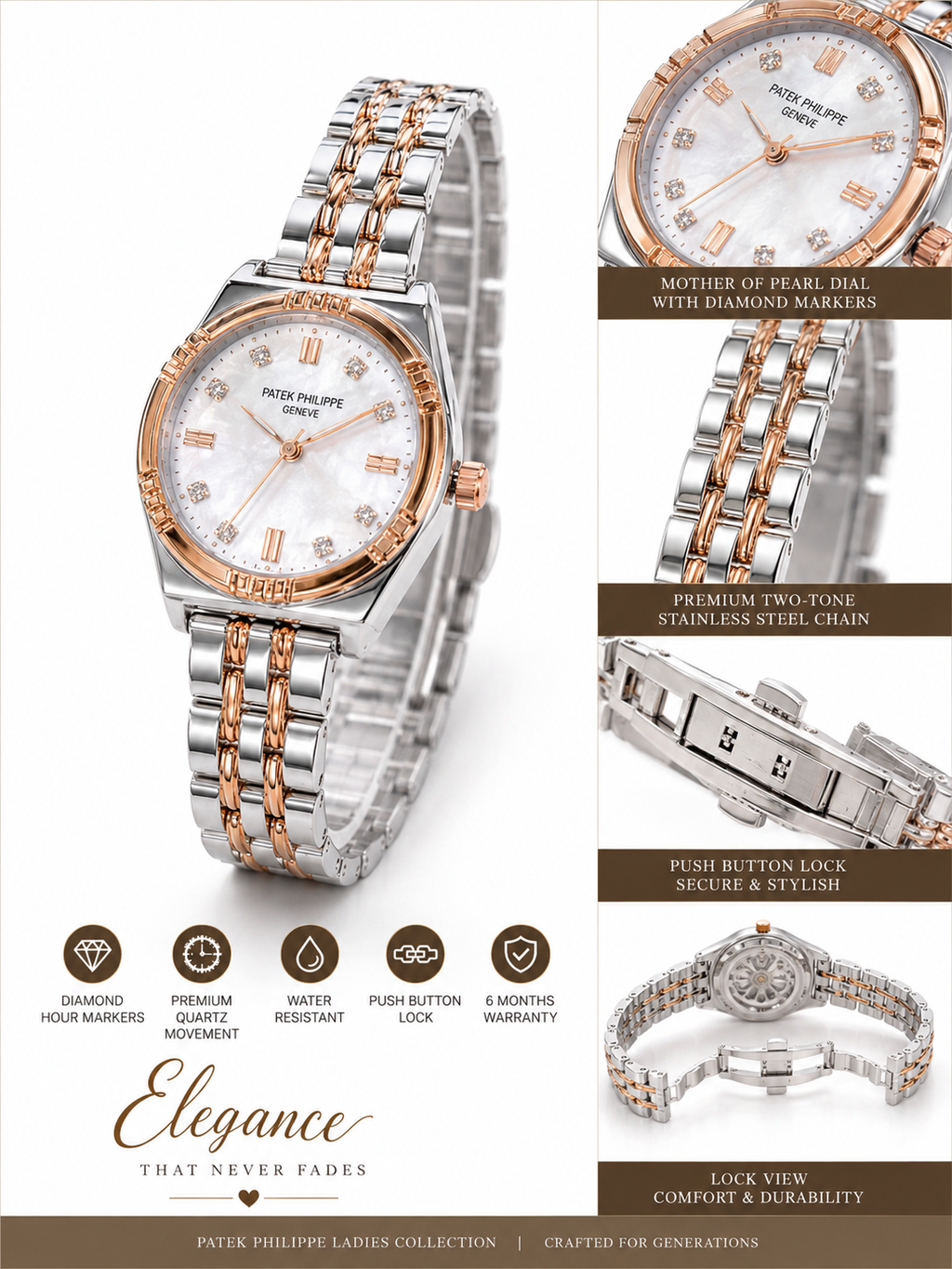 PATEK PHILIPPE Premium Ladies Watch