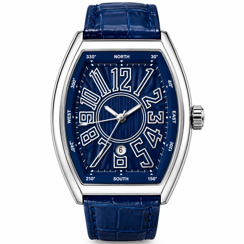Frank Muller Style Plain Dial Watch